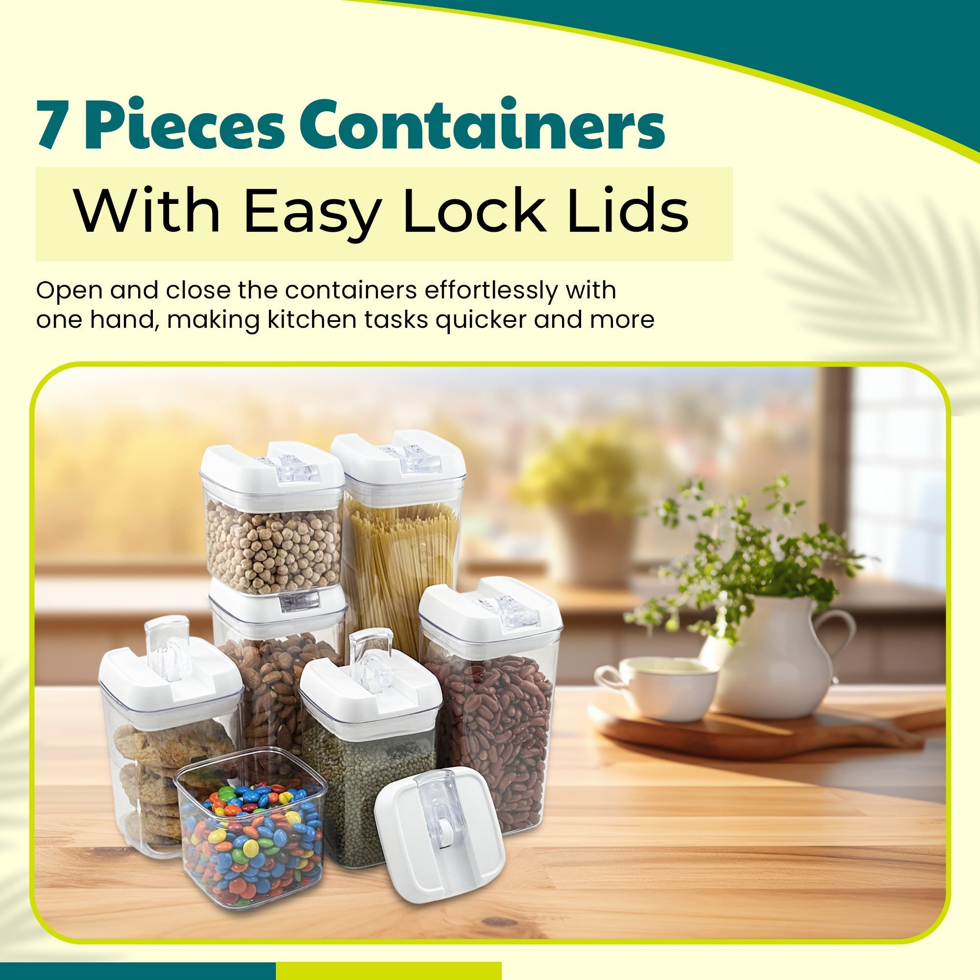 NextG Ideaz Airtight Food Storage Containers - 7 Piece
