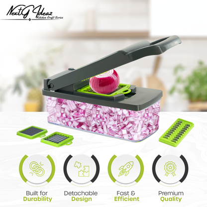 NextG Ideaz Multifunctional Vegetable Chopper - 16PCs