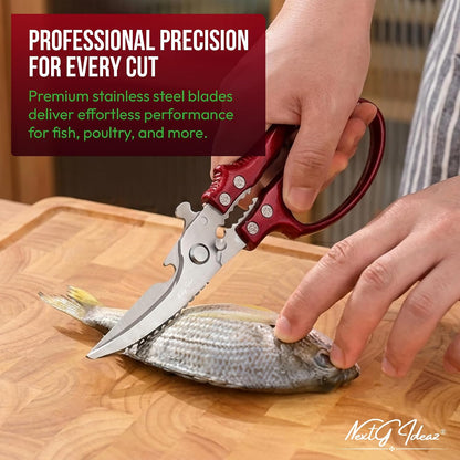NGI-KS100-RD Multipurpose Heavy Duty Poultry Shears