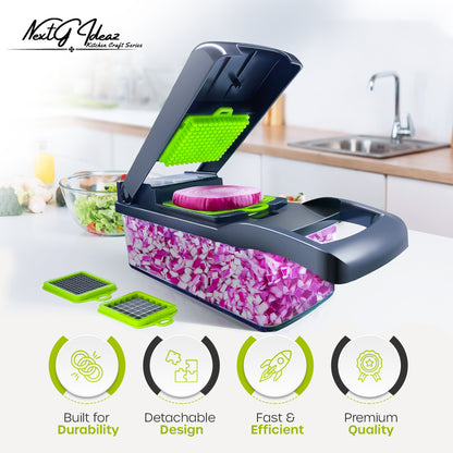 NextG Ideaz Multifunctional Vegetable Chopper - 14PCs