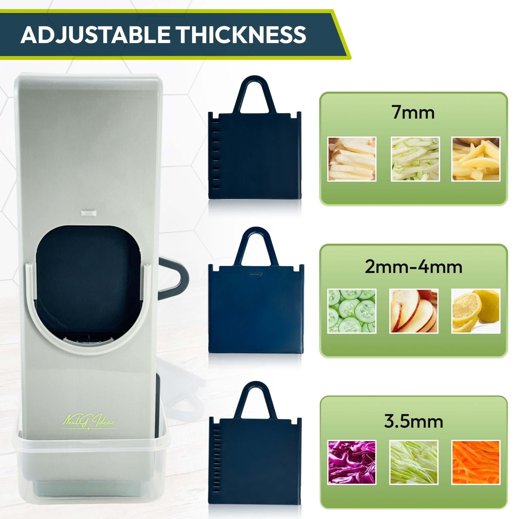 NextG Ideaz Multifunctional Safe Mandoline Vegetable Chopper Slicer